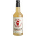 A bottle of Top Hat Provisions Spicy Ginger Beer concentrate with a label on it.