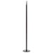A Tablecraft black flat bottom menu and card holder pole.