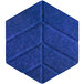 a blue square with a diamond pattern