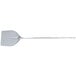 An American Metalcraft aluminum pizza peel with a long silver handle.