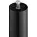 a black cylinder with a silver cap