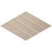 A beige Versare SoundSorb rhomboid acoustic tile with right beveled edges.