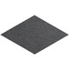 A dark gray Versare SoundSorb rhomboid-shaped acoustic panel on a white wall.