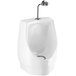 A white Sloan vitreous china urinal.