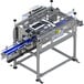 A PakTech CCA Can Carrier Applicator machine with a blue strip.