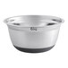 A stainless steel Choice mixing bowl with a black silicone bottom.