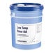 A 5-gallon bucket of Advantage Chemicals low temperature concentrated dish washing machine rinse aid.