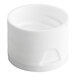 A 28/410 white plastic flip top lid.