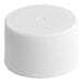 A 28/410 white plastic lid with a small circle.