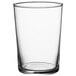 a clear glass with a white background