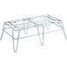 A Regency steel wire rack with four legs.