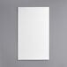 A white rectangular corrugated cake pad.