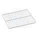 A white metal grid on a white background.