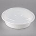 A white plastic container with a lid.