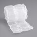 A clear Pregis Double Cushion plastic roll on a gray surface.