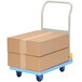 a cart with boxes on it