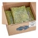 A cardboard box of green split peas.