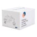 A white box of Greenprint Natural Agave straws with a logo on it.