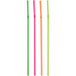 A group of Diamond LifeMade multi-color neon straws.