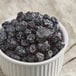 A bowl of dried blueberries.