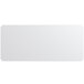A white rectangular object with a white background.