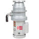A close-up of a stainless steel Hobart Commercial Garbage Disposer with a short upper housing and a silver handle.