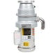 A close-up of a grey Hobart commercial garbage disposer.