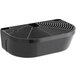 A black rectangular Narvon drip tray with grating inside.