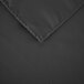 A black square hemmed cloth table cover.