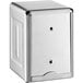 A stainless steel Choice napkin dispenser with a keyhole.