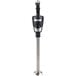 A black and silver Waring Big Stik immersion blender.