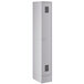 A gray Regency single tier locker with a door.