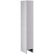 A white unassembled Regency 2 tier metal locker with a door and holes in the front.