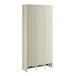 A beige Regency locker with three doors.