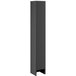 A black rectangular Regency Space Solutions locker with a door and holes.