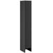 A black rectangular Regency locker with holes.