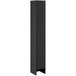 A black rectangular Regency locker with holes for screws.