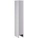 A gray metal Regency single locker with 4 tiers and a door on it.