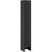 A black rectangular Regency locker with a door and vented sides.