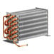 An Avantco condenser coil with copper pipes.