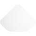 A clear diamond-shaped PVC shelf liner on a white background.