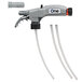 A grey DEMA Basic Dual Fill Rinse spray gun with tubes.