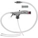 A DEMA Premium Dual Fill Rinse portable dispenser with a white nozzle and hose attached.