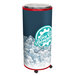 IRP Red Merch III 250 Mobile 44 Qt. Barrel-Style Merchandiser with Casters