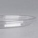 A clear Fabri-Kal deli container lid on a clear container.