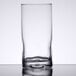 A Libbey customizable cooler glass on a table with a white background.