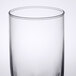 A close-up of a Libbey customizable cooler glass