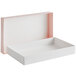A white box with a pink lid.