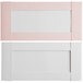 A white rectangular object with a pink border and text reading "Pink Linen Candy Box"