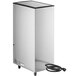 A silver rectangular Grindmaster hot water dispenser with a black lid.